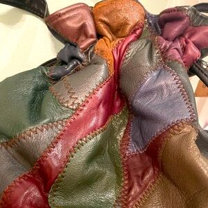 Beautiful vintage patchwork bucket bag